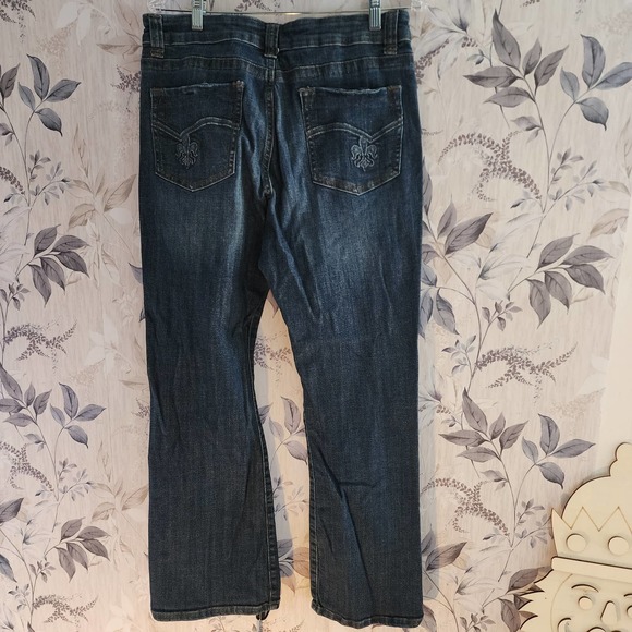 Lee Slender Secret Straight Leg Jeans Plus Size Sits at Waist 16 Short - Picture 7 of 8